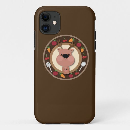 Rentiere Case-Mate iPhone Hülle (Rückseite)