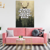 Rentiere Christmas Statement Leinwand Wall Art (Insitu (Wohnzimmer))