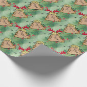 Rentiere-Donald-Trump gekackt Geschenkpapier (Ecke)