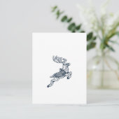 Rentiere Feiertagspostkarte (Stehend Vorderseite)