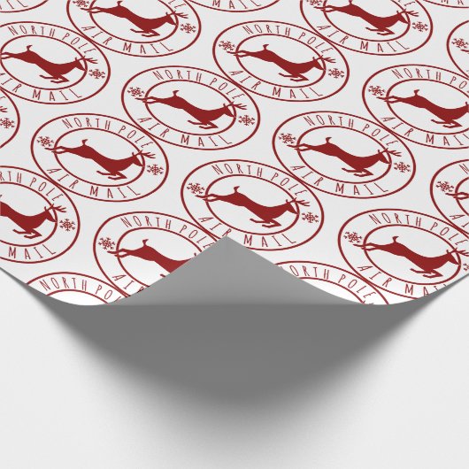 Rentiere Geschenkpapier (Ecke)