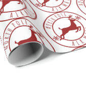 Rentiere Geschenkpapier (Rolleneckpunkt)