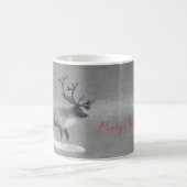 Rentiere im Winter Kaffeetag Tasse (Mittel)