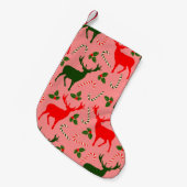 Rentiere Kleiner Weihnachtsstrumpf (Vorderansicht (hängend))