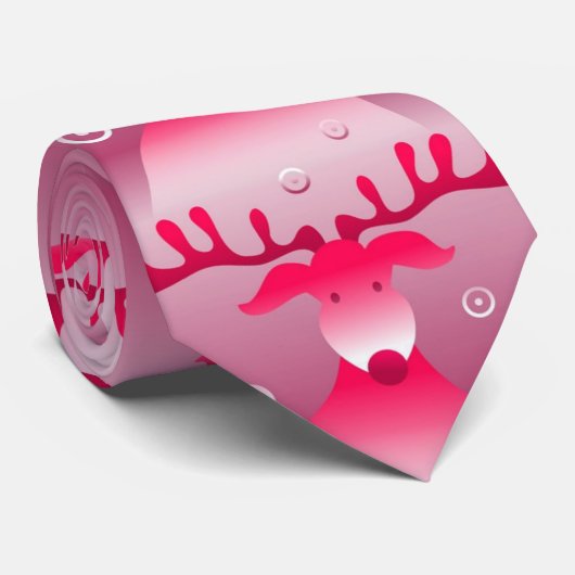 Rentiere-Krawatte Krawatte (Gerollt)