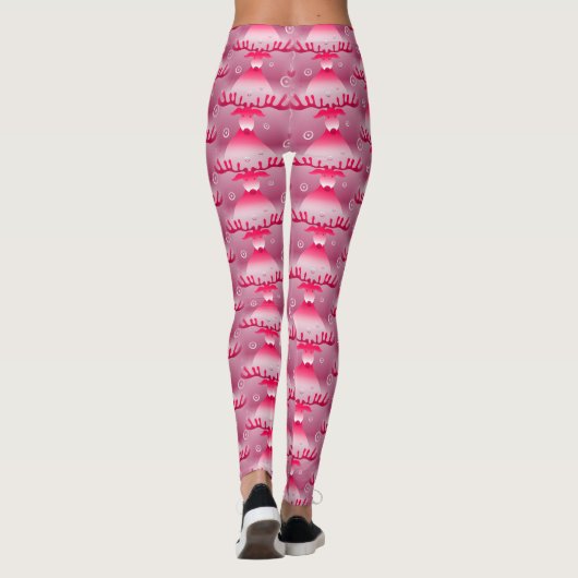 Rentiere Leggings (Rückseite)