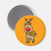 Rentiere Magnet (Vorderseite/Rückseite)
