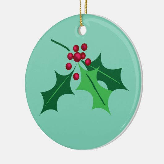 Rentiere mit Heiligen Keramik Ornament (Links)