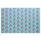 Rentiere oder Weihnachtskaribu von Cartoon Stoff (Fat Quarter (45,7 x 55,9 cm))