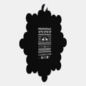 Rentiere Ornament Karte (Rechts)