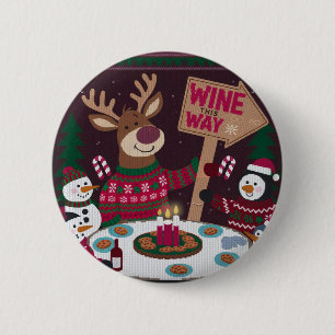 Rentiere Party Pfeil Button
