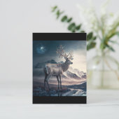 Rentiere Postkarte (Stehend Vorderseite)