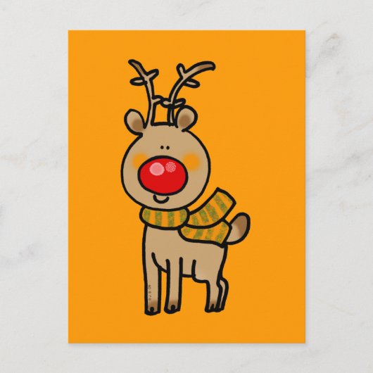 Rentiere Postkarte (Vorderseite)