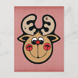 Rentiere Postkarte