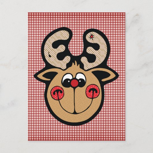 Rentiere Postkarte (Vorderseite)