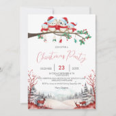 Rentiere, Schneeberg, Weihnachtsgebäck Save The Date (Vorderseite)