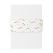 Rentiere und Sterne Einladungsbanderole (Rückseitenbeispiel)