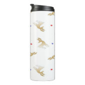 Rentiere und Sterne Thermosbecher (Nach rechts gedreht)