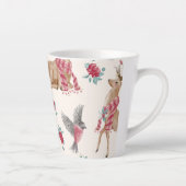 Rentiere, Vögel, Blume Milchtasse (Rechts)