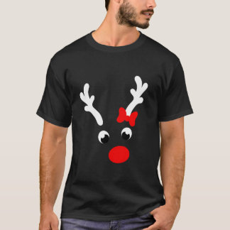Rentiere Weihnachten passende Familien-Gruppen-Wei T-Shirt