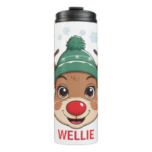 Rentiere Weihnachten Tumblr – Festliches Geschenk  Thermosbecher