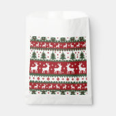 Rentiere Weihnachtsgeschenktüte Geschenktütchen (Vorderseite)