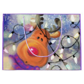 Rentiere Weihnachtsgeschenktüte Große Geschenktüte (Vorderseite)