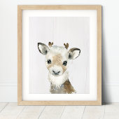 Rentiere Woodland Kinderzimmer Kunstdruckerei Poster