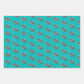 Rentierelfen und Weihnachtsspass für den Weihnacht Geschenkpapier Set (Vorderseite 3)