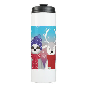 Rentierfaultier Thermosbecher