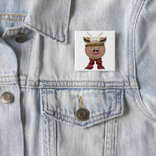 Rentierfetzen und Geschenke Button (Beispiel)