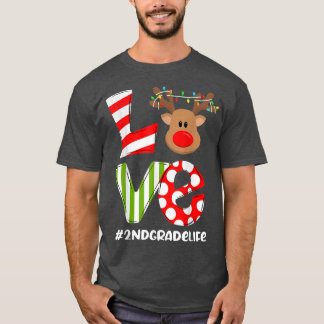 Rentierfisch der zweiten Klasse Reindeer Light Xma T-Shirt