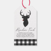 Rentierfutterkids Geschenkanhänger (Vorderseite)