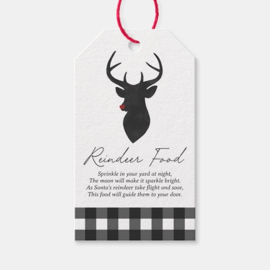 Rentierfutterkids Geschenkanhänger (Vorderseite)