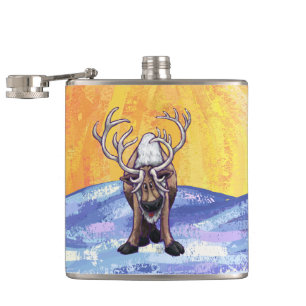 Rentiergeschenke und -zubehör flachmann