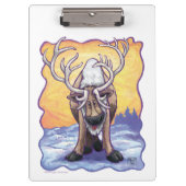 Rentiergeschenke und -zubehör klemmbrett (Vorderseite)