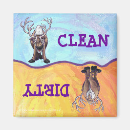 Rentiergeschenke und -zubehör magnet