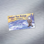Rentiergeschenke und -zubehör magnetische visitenkarte (Beispiel)