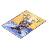 Rentiergeschenke und -zubehör notizblock (Linke Seite)