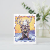 Rentiergeschenke und -zubehör postkarte (Stehend Vorderseite)