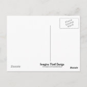 Rentiergeschenke und -zubehör postkarte (Rückseite)