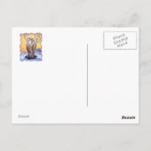 Rentiergeschenke und -zubehör postkarte (Rückseite)