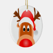 Rentiergesicht auf keramik ornament (Rechts)