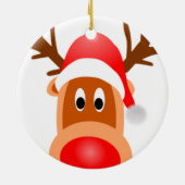 Rentiergesicht auf keramik ornament (Hinten)