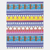 Rentierhaltung Fleecedecke (Vorderseite)