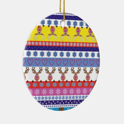 Rentierhaltung Keramik Ornament (Rechts)