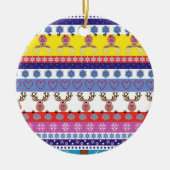 Rentierhaltung Keramik Ornament (Vorne)