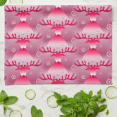 Rentierhandtuch Geschirrtuch (Gefaltet)