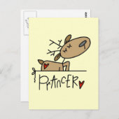 Rentierhemden und Geschenke Postkarte (Vorne/Hinten)