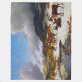 Rentierherde im Norden von Røros Fleecedecke (Vorderseite)